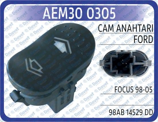 AEM 300305 Cam Anahtari Ford Focus 98-05